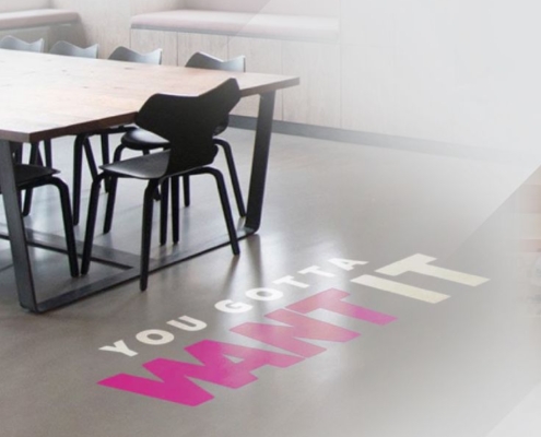 autocolant floor