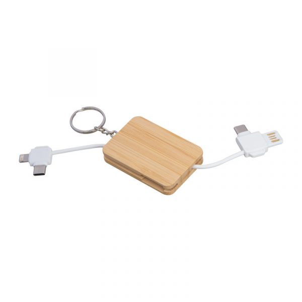 Breloc din bambus cu încărcător