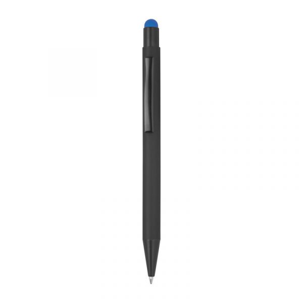 EXP10314 Pix metalic cu corp cauciucat negru si touch Pix metalic cu corp cauciucat negru si touch