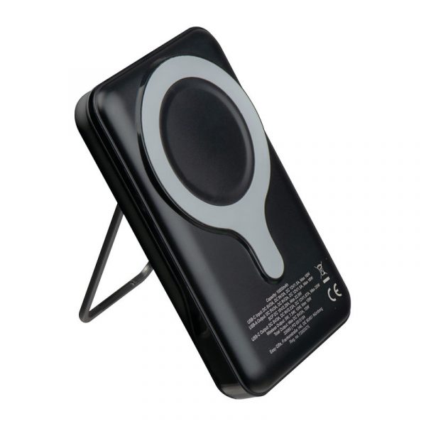 Powerbank wireless magnetic 2 in 1 cu suport