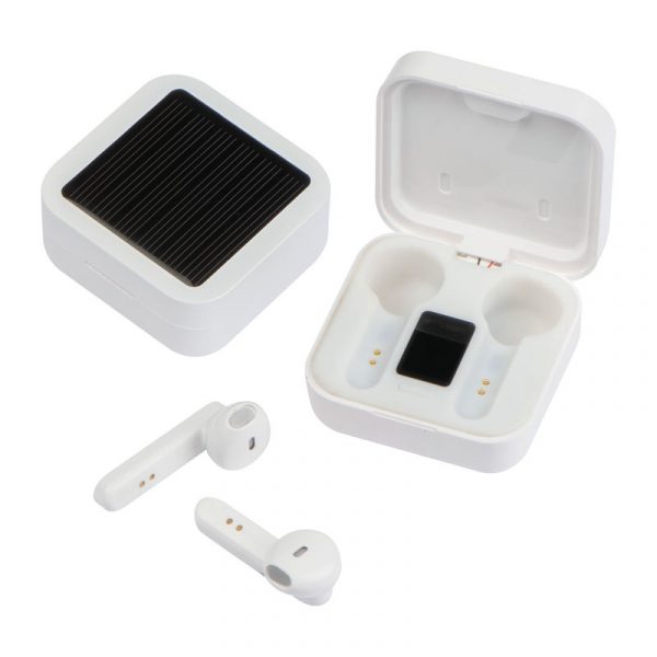 Căști bluetooth cu funcție de încărcare solară