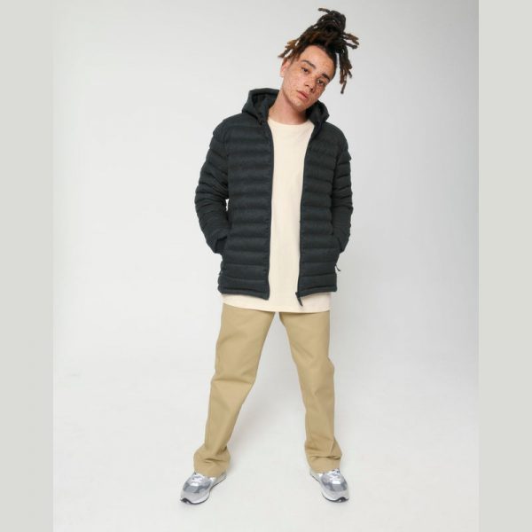 EXP10527 Geaca matlasata pentru barbati -darkheathergrey_studio_lifestyle_main_front Geacă matlasată pentru bărbați