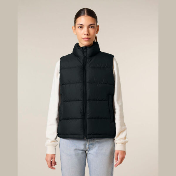 EXP10531 Vesta puffer unisex -black_studio_lifestyle_main_front Vestă puffer unisex