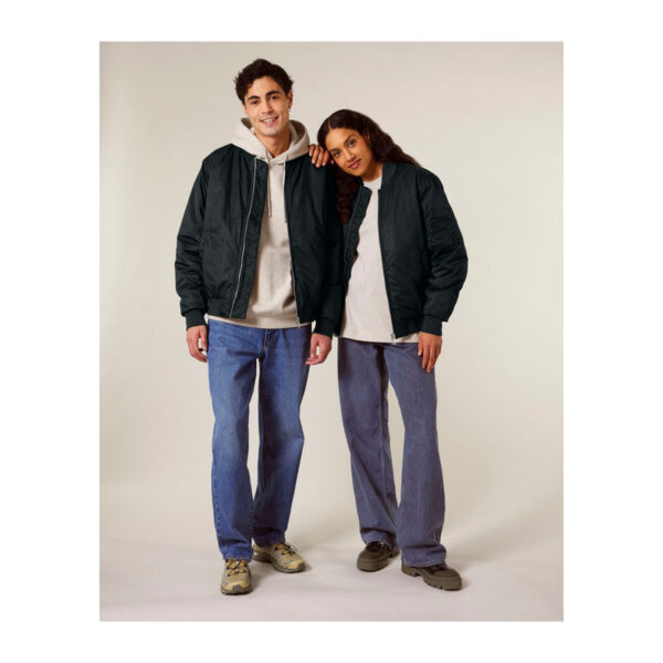 EXP10532 Jacheta bomber -black_duo_main_front Jachetă bomber