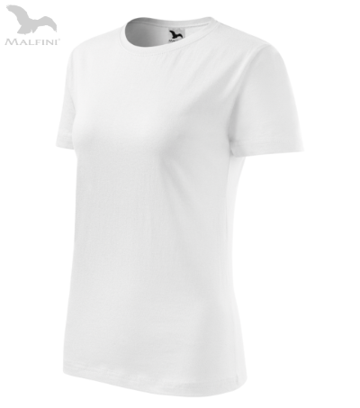 EXP10553 Tricou clasic dama alb Tricou clasic damă