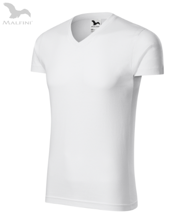 EXP10573 Tricou slim fit in V barbati Tricou slim fit în V bărbați