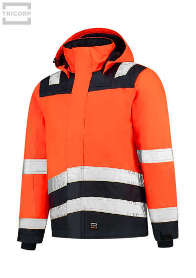 EXP11016 Jacheta de lucru unisex portocaliu reflectorizant 3 Jachetă de lucru unisex