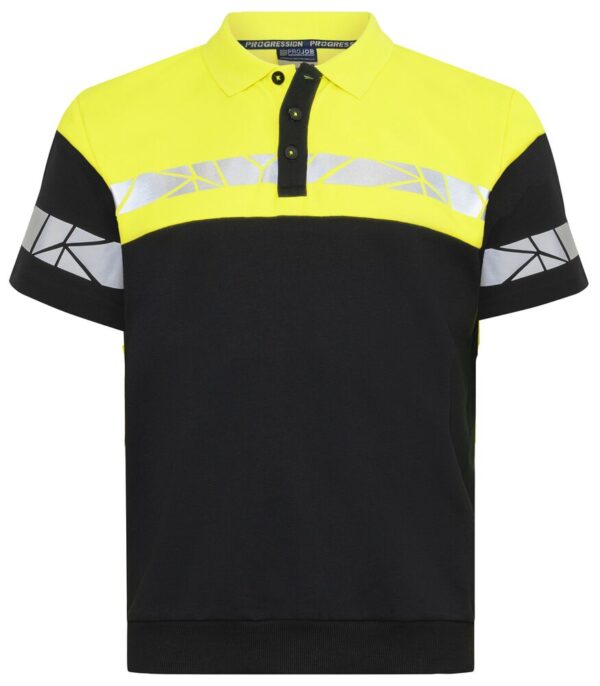 EXP11031 Tricou polo barbati pentru uniforma black yellow Tricou polo bărbați pentru uniformă