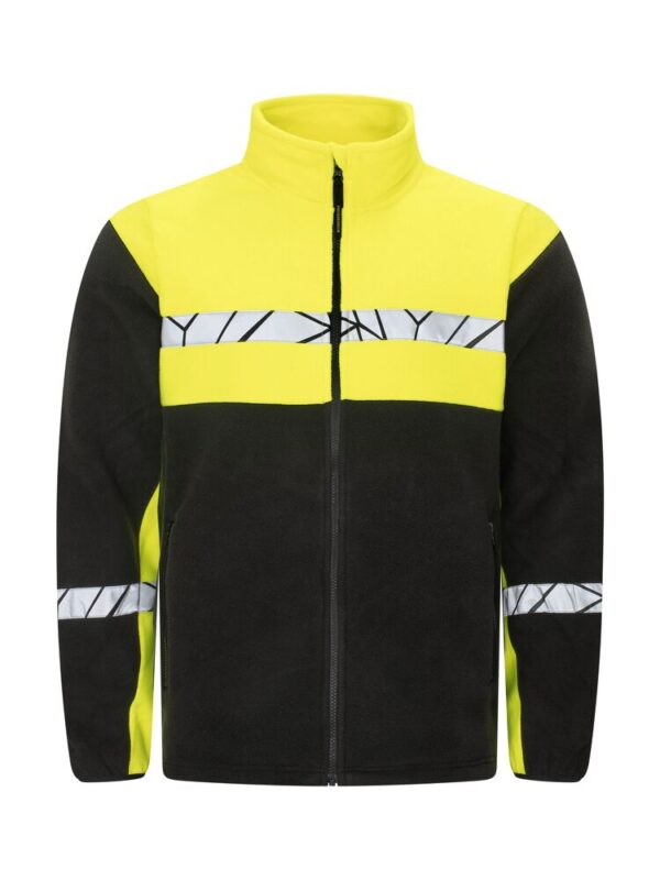 EXP11036 Hanorac cu fermoar black yellow Hanorac cu fermoar