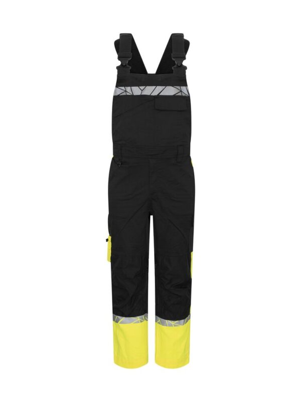 EXP11047 Salopeta barbati black yellow Salopetă bărbați