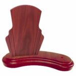 Trofeu din lemn cu suport