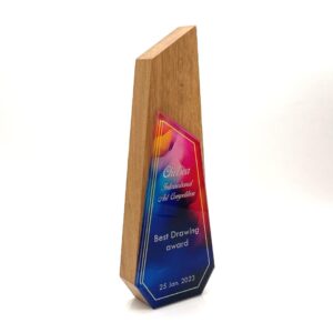 Trofeu din lemn natur