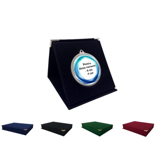 Mapă din catifea pentru medalii